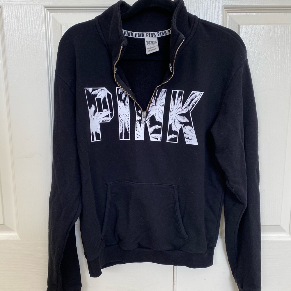 VS PINK  1/4 zip sweatshirt